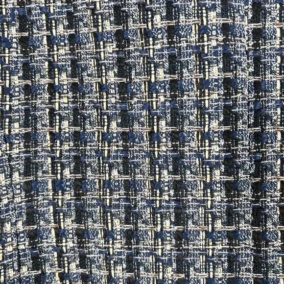 NWT J. Crew Factory Navy/Gold Tweed Jacket Size 10